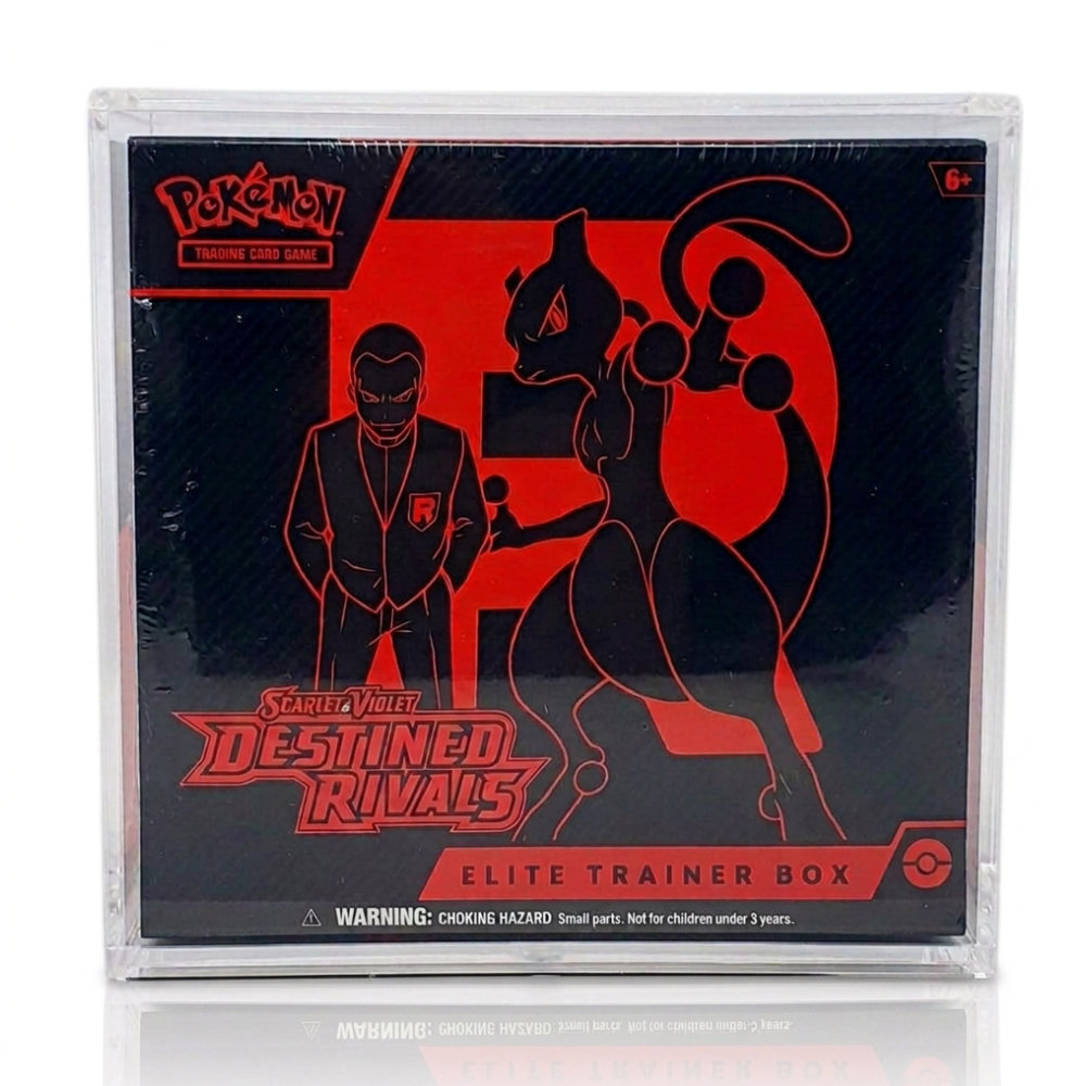Pokemon - Premium Acryl Case für Top Trainer Box (TTB) & Elite Trainer Box (ETB) - Schiebeverschluss 2 Pokemon - Premium Acryl Case für Top Trainer Box (TTB) & Elite Trainer Box (ETB) - Schiebeverschluss – Bild 2