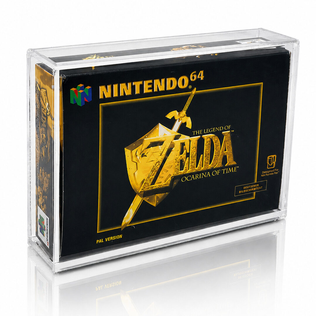 Nintendo - Premium Acryl Case für Nintendo 64 Spiele (N64) - Schiebeverschluss 1 Nintendo - Premium Acryl Case für Nintendo 64 Spiele (N64) - Schiebeverschluss