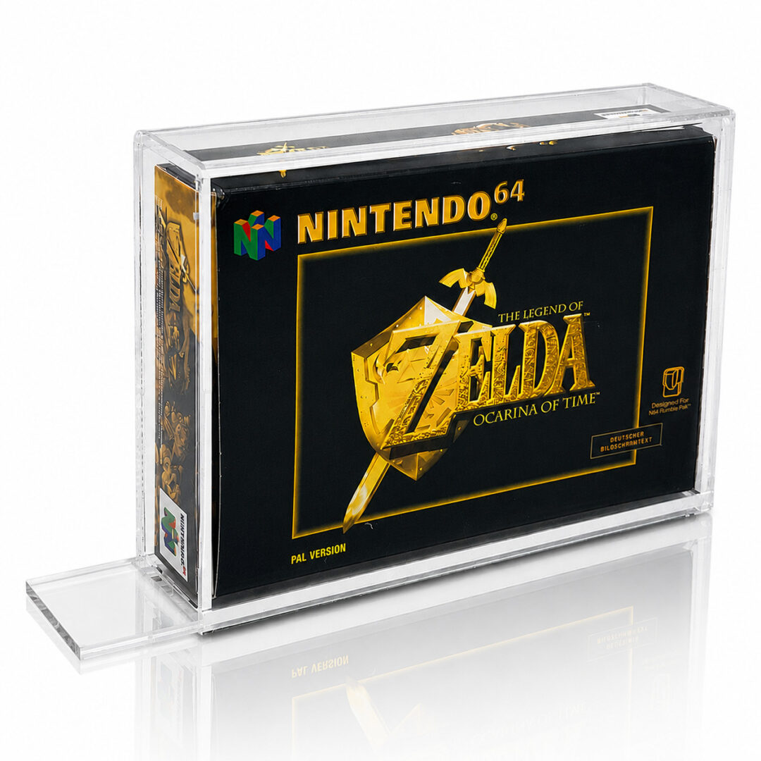 Nintendo - Premium Acryl Case für Nintendo 64 Spiele (N64) - Schiebeverschluss 2 Nintendo - Premium Acryl Case für Nintendo 64 Spiele (N64) - Schiebeverschluss – Bild 2