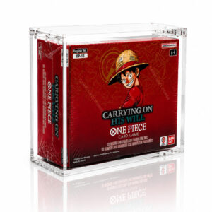 One Piece - Premium Acryl Case für OP Booster Displays (EN) – OP01 bis aktuell – verschiedene Größen - Magnetverschluss