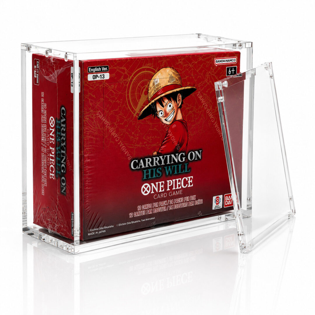 One Piece - Premium Acryl Case für OP Booster Displays (EN) – OP01 bis aktuell – verschiedene Größen - Magnetverschluss 2 One Piece - Premium Acryl Case für OP Booster Displays (EN) – OP01 bis aktuell – verschiedene Größen - Magnetverschluss – Bild 2