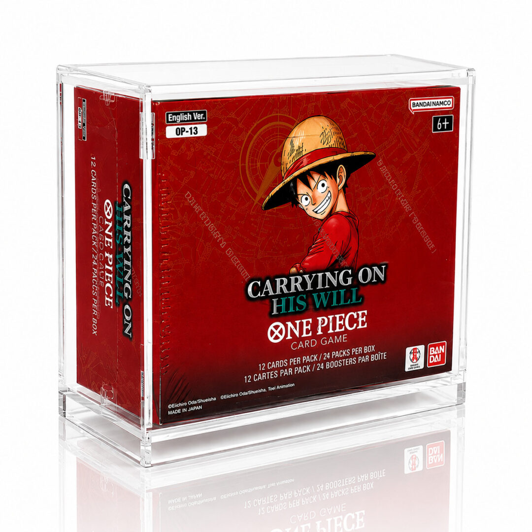 One Piece - Premium Acryl Case für OP Booster Displays (EN) – OP01 bis OP17 – verschiedene Größen - Schiebeverschluss 3 One Piece - Premium Acryl Case für OP Booster Displays (EN) – OP01 bis OP17 – verschiedene Größen - Schiebeverschluss – Bild 3
