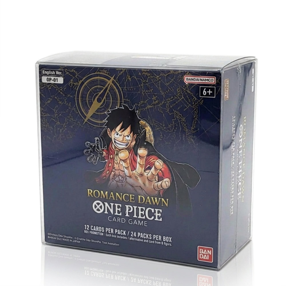 One Piece - PET Schutzhülle für OP Booster Displays - verschiedene Größen - OP01 bis aktuell 4 One Piece - PET Schutzhülle für OP Booster Displays - verschiedene Größen - OP01 bis aktuell – Bild 4
