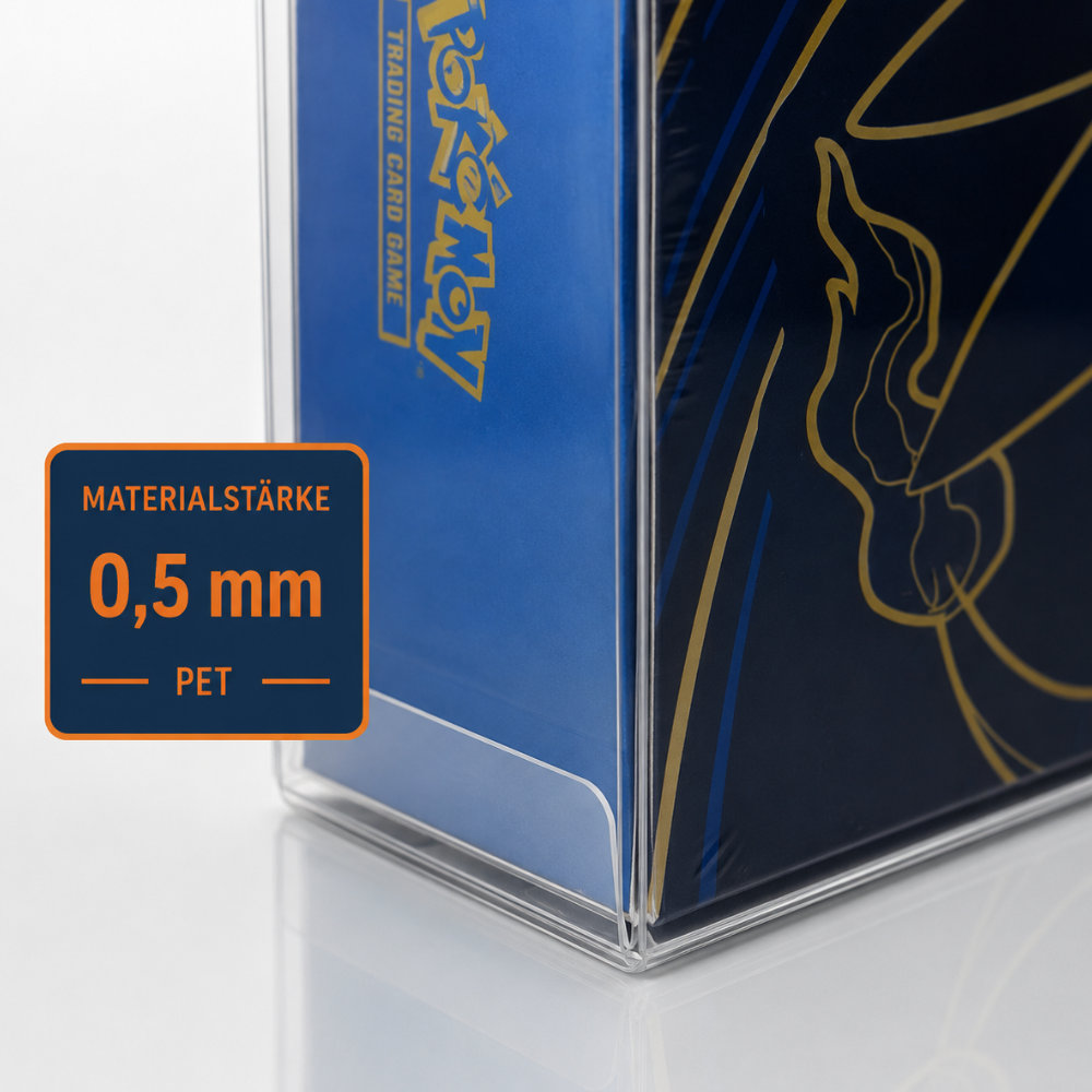 Pokemon - PET Schutzhülle für Fatale Flammen Mega Glurak X Ex Ultra Premium Kollektion 3 Pokemon - PET Schutzhülle für Fatale Flammen Mega Glurak X Ex Ultra Premium Kollektion – Bild 3