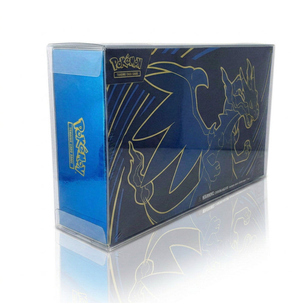 Pokemon - PET Schutzhülle für Fatale Flammen Mega Glurak X Ex Ultra Premium Kollektion 1 Pokemon - PET Schutzhülle für Fatale Flammen Mega Glurak X Ex Ultra Premium Kollektion