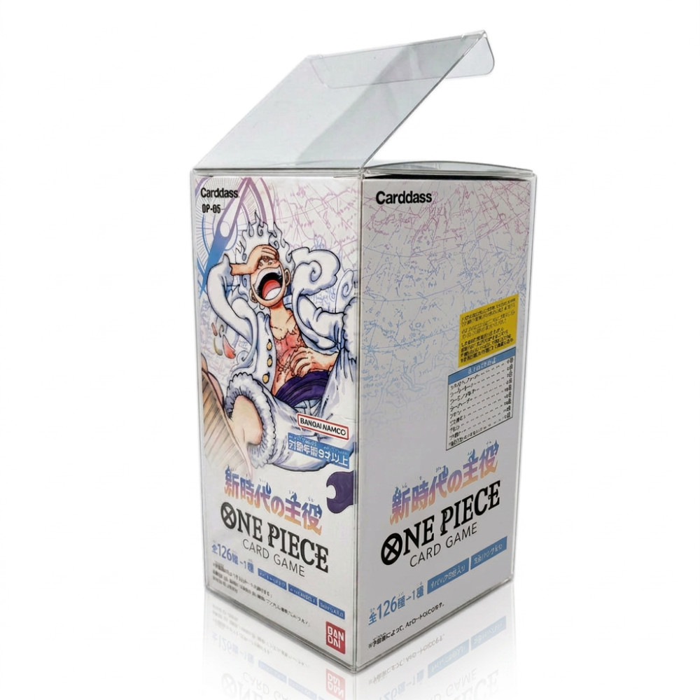 One Piece - PET Schutzhülle für OP Booster Displays - verschiedene Größen - OP01 bis aktuell (JAP) 2 One Piece - PET Schutzhülle für OP Booster Displays - verschiedene Größen - OP01 bis aktuell (JAP) – Bild 2