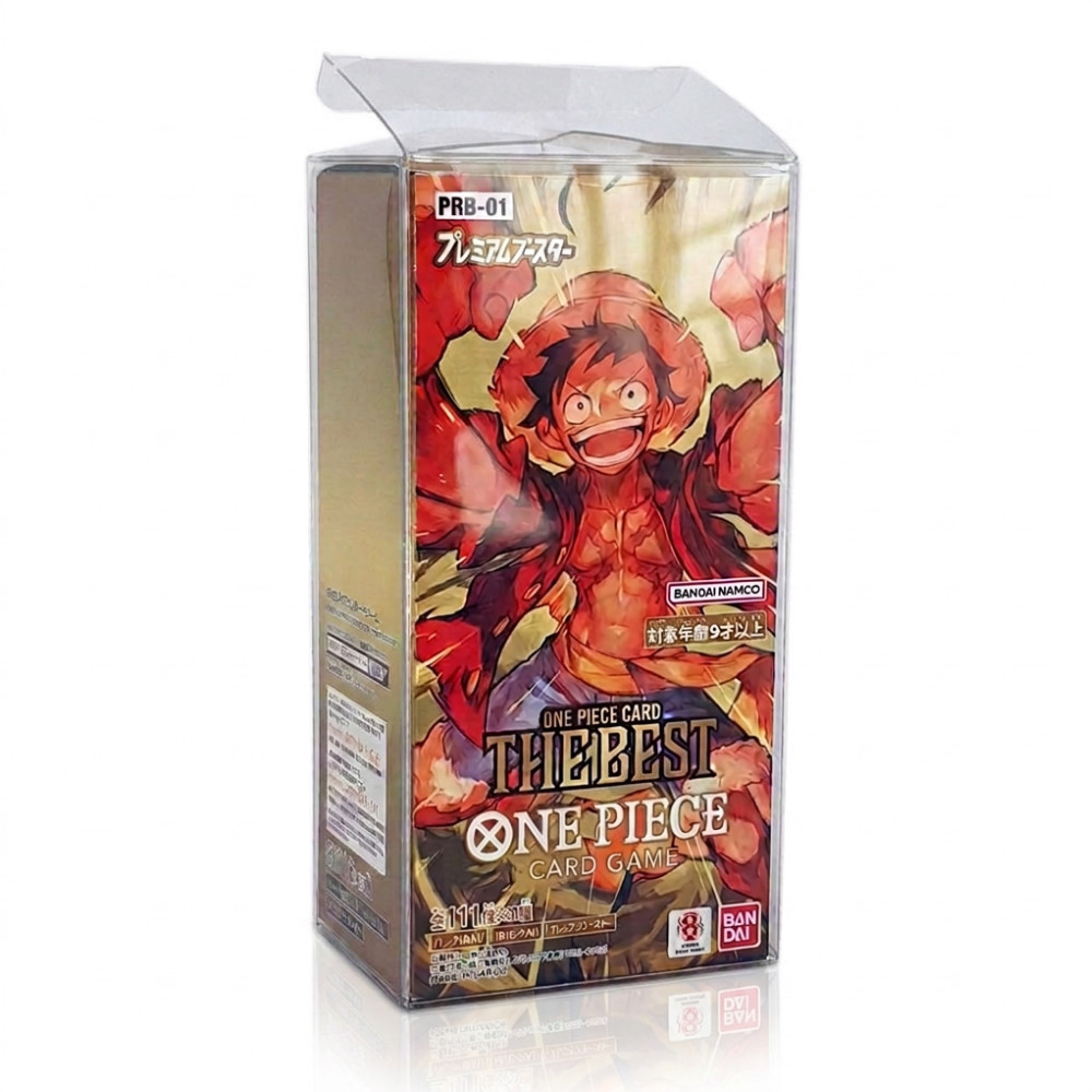 One Piece – PET Schutzhülle für PRB – The Best Premium Booster Displays – PRB01 bis aktuell (JAP) 2 One Piece – PET Schutzhülle für PRB – The Best Premium Booster Displays – PRB01 bis aktuell (JAP) – Bild 2