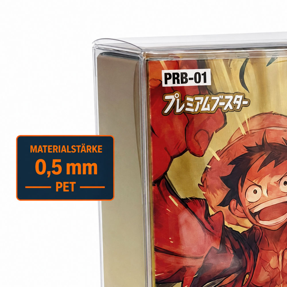 One Piece – PET Schutzhülle für PRB – The Best Premium Booster Displays – PRB01 bis aktuell (JAP) 3 One Piece – PET Schutzhülle für PRB – The Best Premium Booster Displays – PRB01 bis aktuell (JAP) – Bild 3