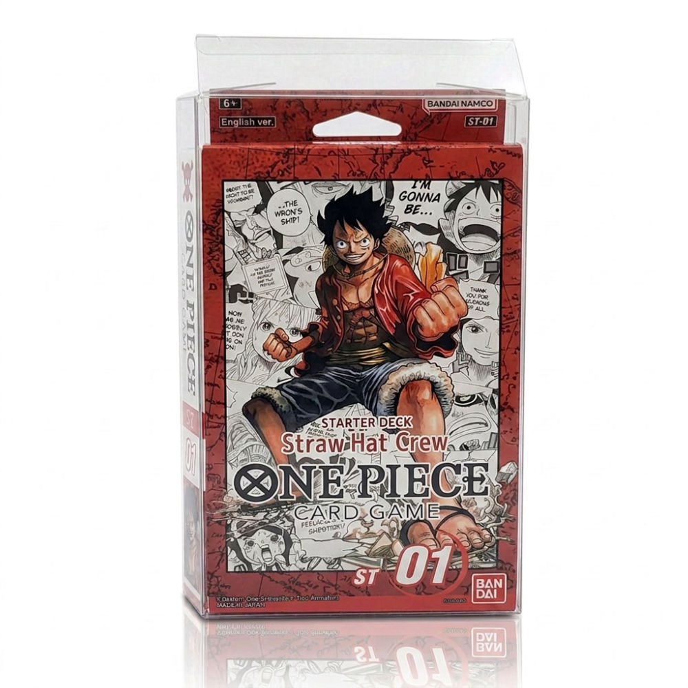 One Piece - PET Schutzhülle für Starter Decks - verschiedene Größen 2 One Piece - PET Schutzhülle für Starter Decks - verschiedene Größen – Bild 2