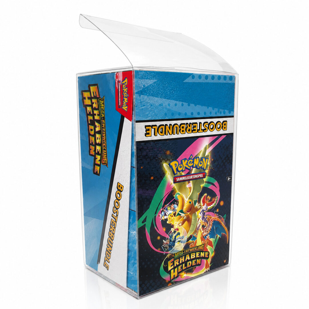 Pokemon - PET Schutzhülle für 10er Booster Bundle Display 2 Pokemon - PET Schutzhülle für 10er Booster Bundle Display – Bild 2