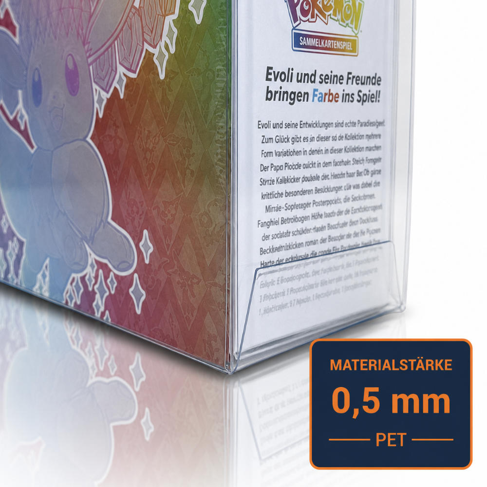 Pokemon - PET Schutzhülle für Super Premium Kollektion von Prismatische Evolutionen / Prismatic Evolution 3 Pokemon - PET Schutzhülle für Super Premium Kollektion von Prismatische Evolutionen / Prismatic Evolution – Bild 3