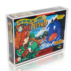 Nintendo - Premium Acryl Case für Super Nintendo Spiele (SNES) - Schiebeverschluss