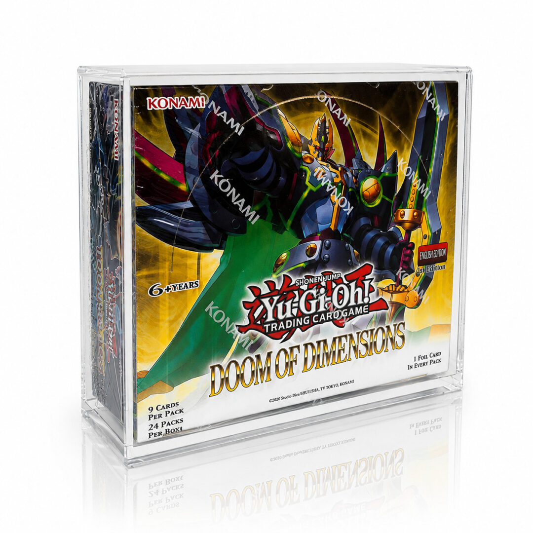 YuGiOh - Premium Acryl Case für Booster Display - Schiebeverschluss 1 YuGiOh - Premium Acryl Case für Booster Display - Schiebeverschluss