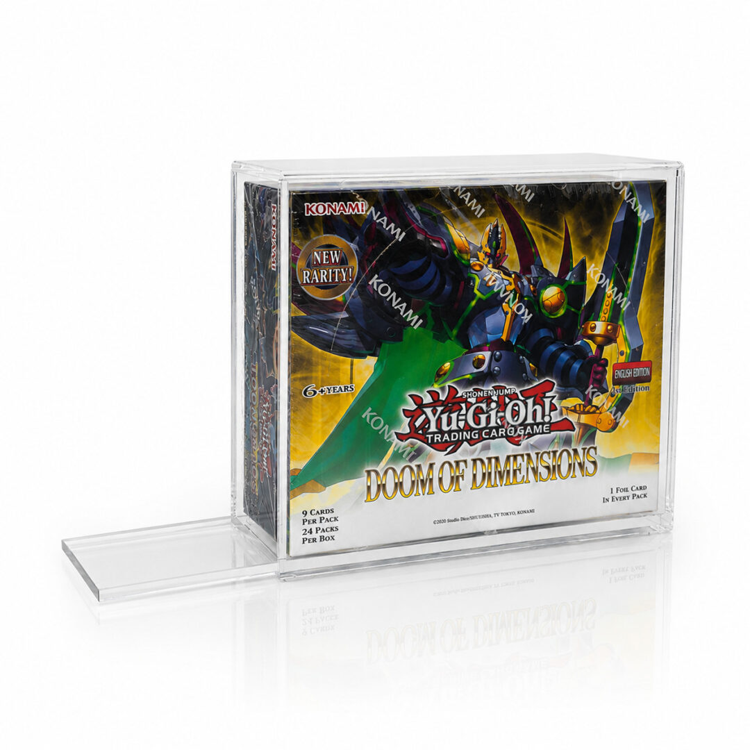 YuGiOh - Premium Acryl Case für Booster Display - Schiebeverschluss 2 YuGiOh - Premium Acryl Case für Booster Display - Schiebeverschluss – Bild 2