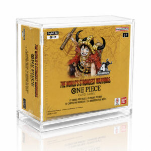 Cardnax Protection 9 One Piece - Premium Acryl Case für OP Booster Displays (EN) – OP01 bis OP17 – verschiedene Größen - Schiebeverschluss